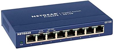 NETGEAR Switch Ethernet 8 Porte, Switch Gigabit Non Gestito GS108