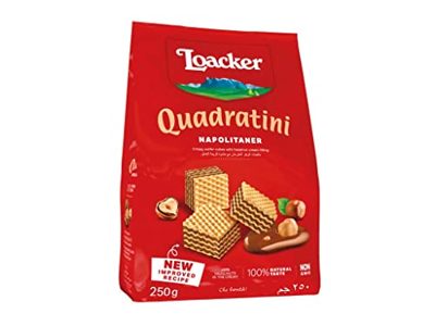 Loacker - Quadratini Napolitaner - 250Gr.