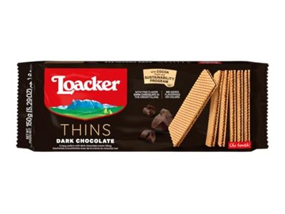 Loacker - Wafer Thins Fondente