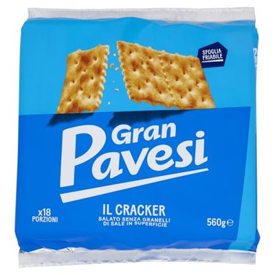 Gran Pavesi - Cracker Salati - 18 Pacchetti (560Gr.)