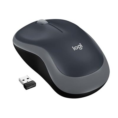 Logitech M185 Souris Sans Fil, 2.4 GHz avec Mini Récepteur USB
