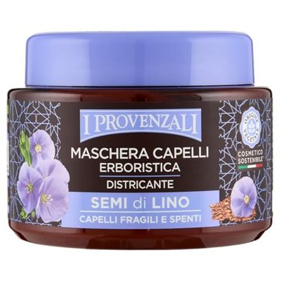 I Provenzali - Maschera Capelli Districante con Semi di Lino - 200ml
