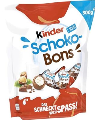 Kinder Schoko-Bons - Ovetti di Cioccolato al Latte con Nocciole - 300g