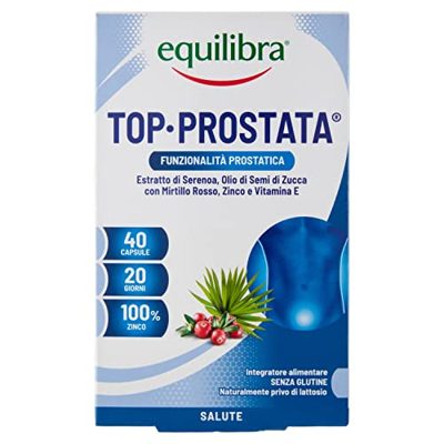 equilibra Integratori Alimentari - Integratore per la Funzionalità della Prostata - 40 Capsule