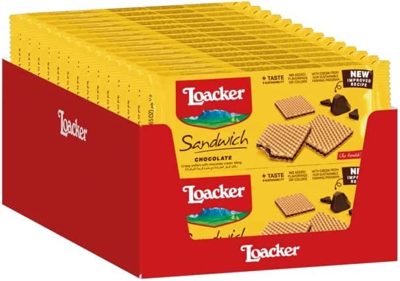 Loacker - Sandwich Chocolate - 28 Confezioni