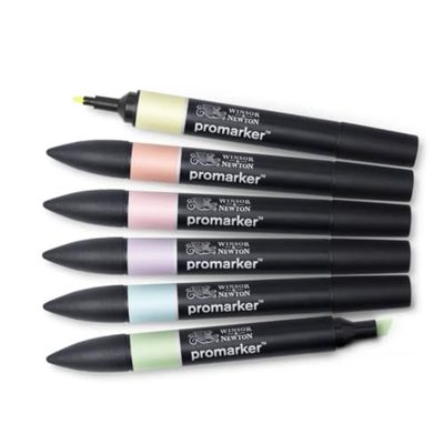 Winsor & Newton ProMarker - 6 Pennarelli Toni Pastello