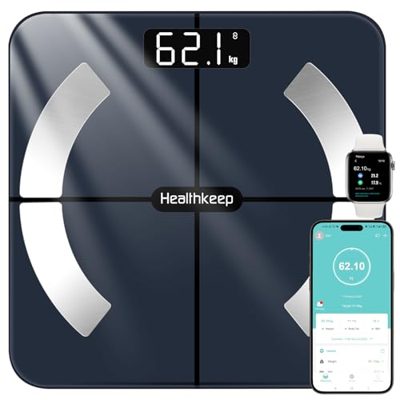 Bilancia Intelligente Impedenziometrica Bluetooth con App, Bilancia Digitale Smart