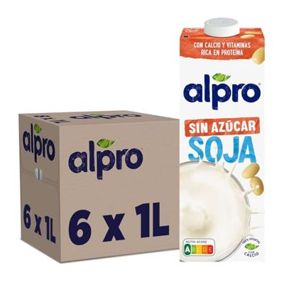 ALPRO SENZA ZUCCHERI - Bevanda alla SOIA - 8 Pezzi x 1L