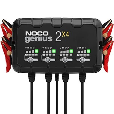 Per chi ha auto, moto o scooter fermi d inverno: il caricabatterie e mantenitore NOCO GENIUS2X4 a 4 canali, 4,6 stelle, a 168,31.