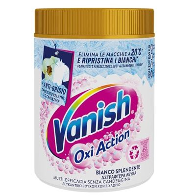 Vanish Oxi Action Multipower - Bianco Splendente - Smacchiatore per Capi Bianchi - 1Kg