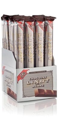 Lindt - Snack di Cioccolato Extra Fondente 72% - 24 Pezzi