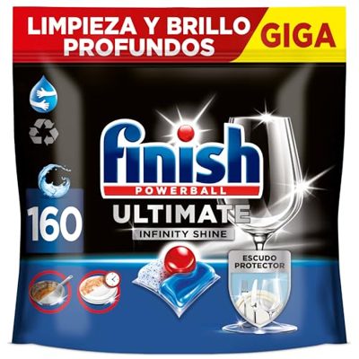Finish Ultimate Infinity Shine - 160 Pastiglie per Lavastoviglie