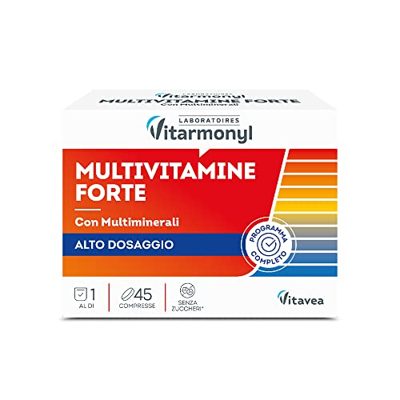 Vitarmonyl Multivitamine Forte - Boost Energia Alto Dosaggio - 45 Compresse