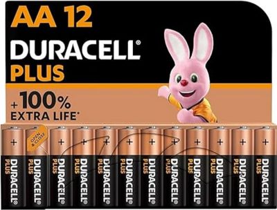 Per telecomandi, giochi e mouse: 12 pile stilo AA Duracell Plus, 4,7 stelle su oltre 62.000 recensioni, ora al 25% in meno del prezzo di listino.