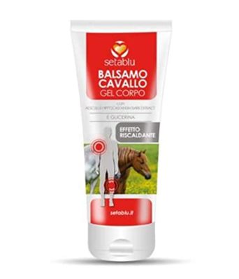 Setablu - Gel Balsamo Effetto Riscaldante ideale per Sciogliere le Tensioni Muscolari o Riscaldare i Muscoli Prima dello Sport - Made in Italy