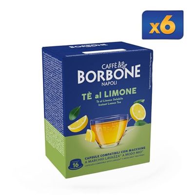 Caffè Borbone - Tè al Limone - 96 Capsule (6 confezioni da 16)