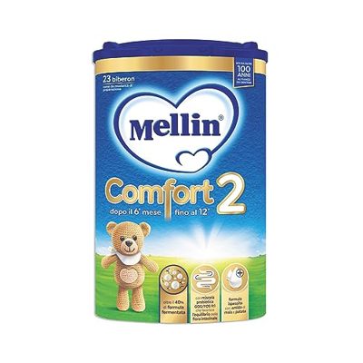 Mellin Comfort 2 - Latte di Proseguimento in Polvere per Lattanti dal 6° Mese al 12° Mese - 800Gr.