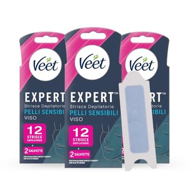 Veet Expert - 36 Strisce Depilatorie Viso