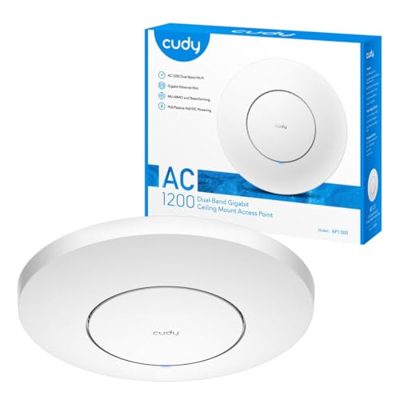 Per portare il Wi-Fi forte in tutta casa o in ufficio: l'access point Cudy AC1200 dual-band da soffitto, 4,6 stelle su quasi 700 recensioni,