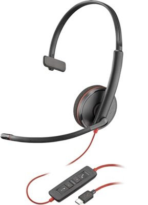 Poly Blackwire 3210 - Blackwire 3200 Series - Cuffie - On-Ear
