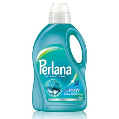 Perlana Sport - Detersivo Lavatrice Liquido per Capi Sportivi - 28 Lavaggi