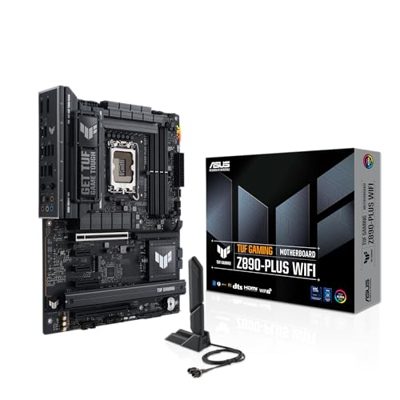 SECONDA MANO Scheda madre ASUS TUF Gaming Z890-Plus WiFi! Base solida per un PC Intel di ultima generazione, con DDR5, PCIe 5.0 e Wi-Fi 7. È un usato in 'Ottime condizioni' venduto da Amazon