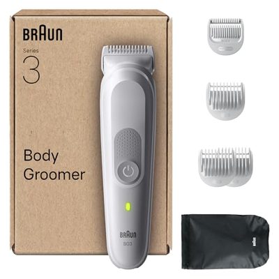 Braun Rasoio Elettrico Corpo Uomo Serie 3, +6 Strumenti