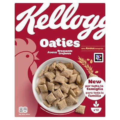 Kellogg's Oaties - Cereali Croccanti di Avena