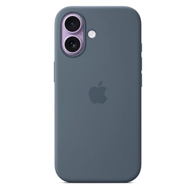 Apple Custodia MagSafe in silicone per iPhone 17 - Blu salmastro
