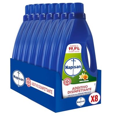 Napisan - Detersivo Lavatrice Liquido - 8 Flaconi x 1L