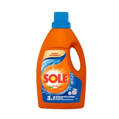 Sole - Detersivo Lavatrice Bianco Splendente - 33 Lavaggi