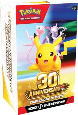 Pokémon: Confezione di Buste dell Espansione 30° Anniversario del GCC Pokémon (6 buste di espansione)